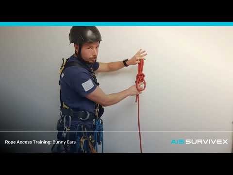 Rope Access Training: How To Tie a Bunny Ears Knot