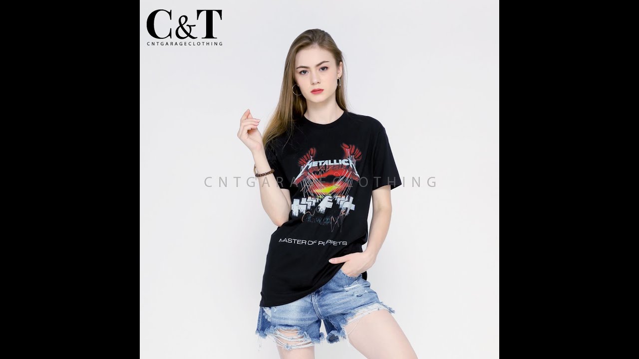 CNTGARAGECLOTHING | METALLICA TSHIRT MASTER OF PUPPETS | PRINT TSHIRT