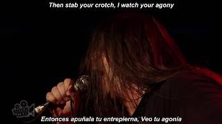 Cannibal Corpse I Will Kill You LIVE subtitulada en español (Lyrics)