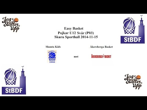 Shanta Kids mot Åkersberga Basket - EB - 2014-11-15