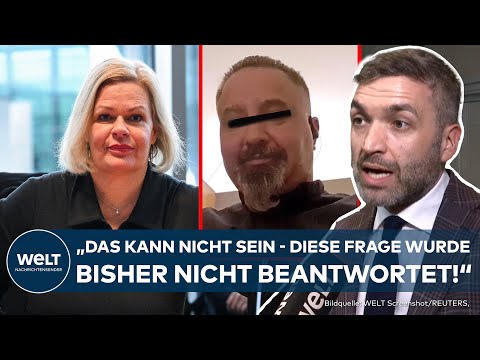 Video Thumbnail: INNENAUSSCHUSS ZUM FALL MAGDEBURG: Faeser unter Druck - Behördenversagen im Fall Taleb A.?