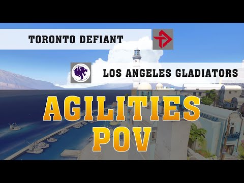 AGILITIES ROADHOG POV ● Toronto Defiant Vs Los Angeles Gladiators ● [2K] OWL POV