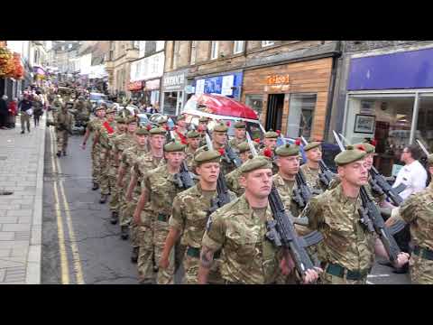 3-SCOTS The Black Watch - Homecoming Parade - Dunfermline 2018 [4K/UHD]