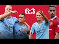 MAN CITY 6 - 3 MAN UNITED ALL GOALS & EXTENDED HIGHLIGHTS |Haaland Scores  Hat-trick for City!|2022