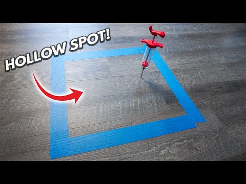 So füllen Sie Hohlräume in Vinyl-Dielenböden, Laminat- und Parkettböden (DIY)