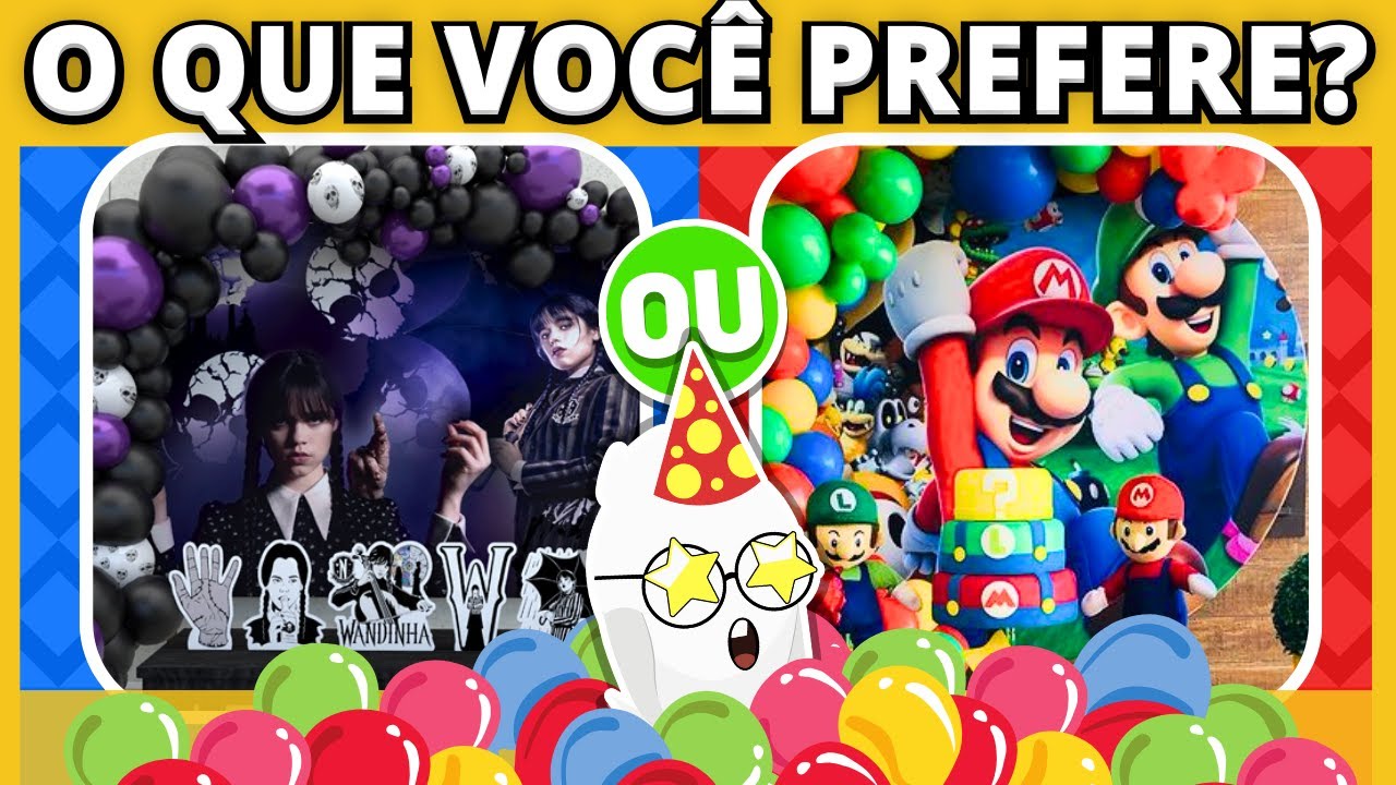 🔄 O QUE VOCÊ PREFERE?  |  Edição: ESPECIAL ANIVERSÁRIO 🎈🎂 | jogo das escolhas | #quiz #buuquiz