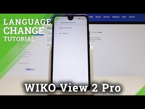 How to Change Language on WIKO View 2 Pro - Set Up System Language