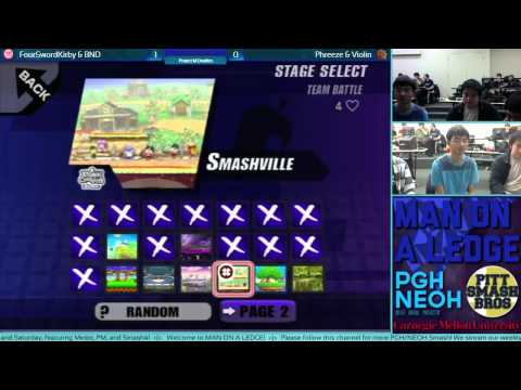 PMOAL 1 | FourSwordKirby & BND vs. Phreeze & Violin | PM Doubles