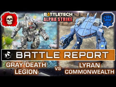 Gray Death Legion vs Lyran Commonwealth | BattleTech Alpha Strike Battle Report | ilClan Era