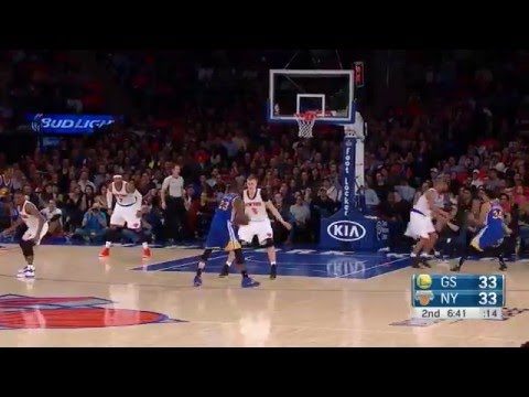Klay Thompson at Knicks (2016/01/31) - 34 Pts, 14-18 FGM (5-6 THREES!)