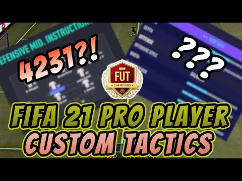 FIFA 21 PRO PLAYER NEW PATCH *META* 4231 CUSTOM TACTICS FOR ULTIMATE TEAM AND FUT CHAMPIONS!