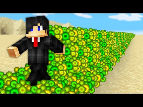 Minecraft but Everything I Touch turns to XP...