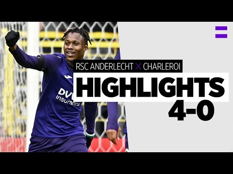 HIGHLIGHTS: RSC Anderlecht - Charleroi | 2021-2022 | 4 goals to take us back to the top 4
