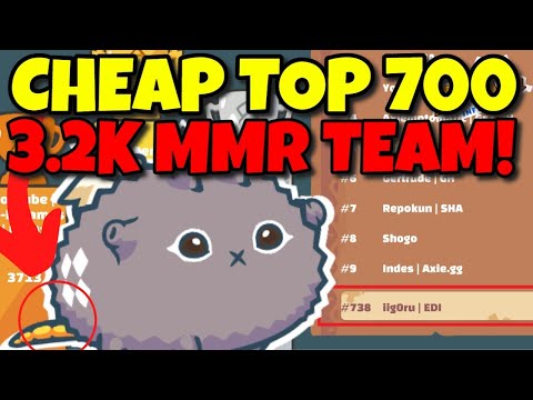CHEAP TOP 700 TEAM AXIE INFINITY - Season 19 - Budget Build 3200+ MMR | Bird Mech Plant | STRATEGY