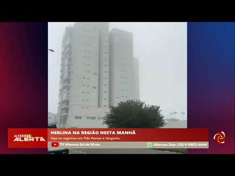 O dia começou com muito neblina na região
