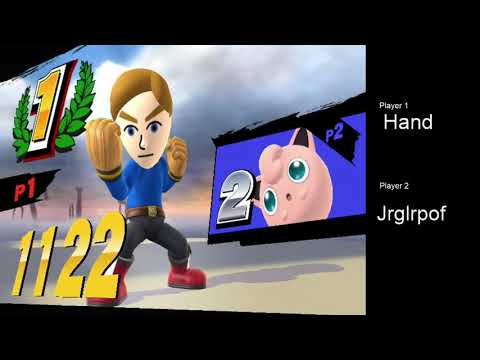 Share Stock 38 - Hand(Mii Brawler) vs Jrglrpof(Puff)