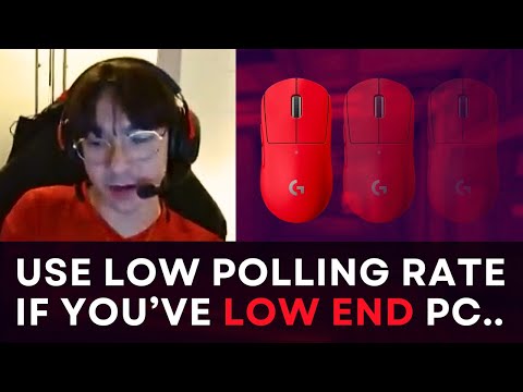 SEN TenZ Explains Why Low POLLING RATE Is BENEFICIAL For Your LOW END PC