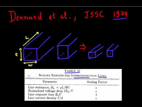 Scaling of semiconductor chips : Mr Moore and Mr Dennard : Part 2