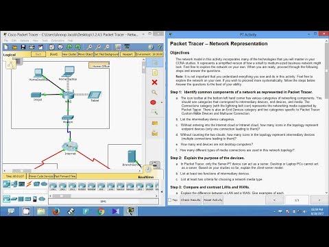 1.2.4.5 Packet Tracer - Network Representation