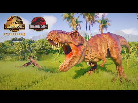 Original Skins For All 29 Dinosaurs In Jurassic Park Chaos Theory - Jurassic World Evolution 2