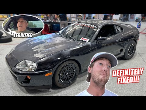 Scaring Passengers In a 1,300hp SLEEPER SUPRA!!! The Rat Rod Supra's Mystery Issue is FIXED!