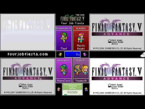 Final Fantasy V Four Job Fiesta 2018 Opening Race