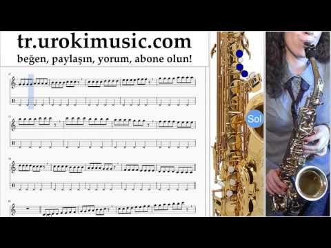 Saksafon tenor dersleri MAGIC! - Red Dress Bölüm#1 um-723