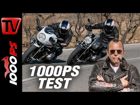 1000PS Comparison - BMW RnineT Racer vs BMW RineT Pure 2017 - PURE joy, demanding RACER