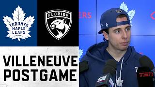 William Villeneuve | Post Game vs Florida Panthers | April 11, 2026