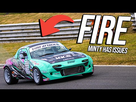 Minty Catches Fire In Our First Ever Race Event - (600BHP Time Attack MX5)