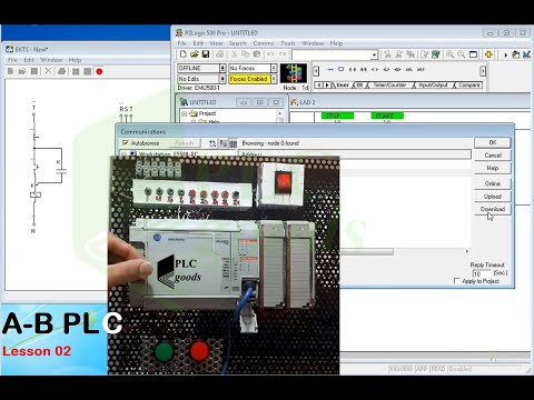 Allen Bradley PLC Tutorial | I/O Addressing & Motor Example | RSLogix 500  | Lesson 2