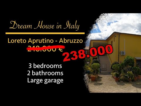 Discover Your Dream Italian Home With HUGE Land In Loreto Aprutino Abruzzo