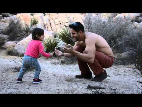 Zemira's first steps in Joshua Tree