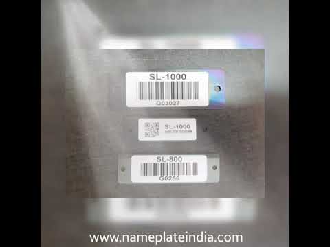 Stainless Steel Valve tags ALUMINIUM Name Plate Stainless Steel SS Name Plate Etching