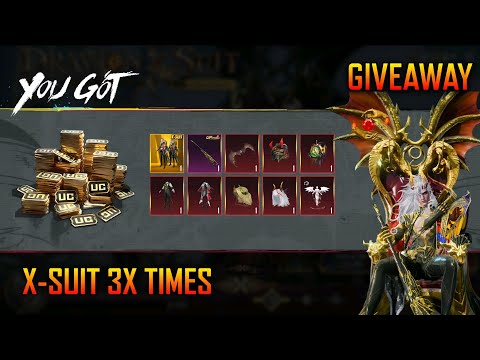 OMG X-Suit Got 3x Times 😱 | Dravion X-Suit Crate Opening | Insane Luck | X-Suit Giveaway 