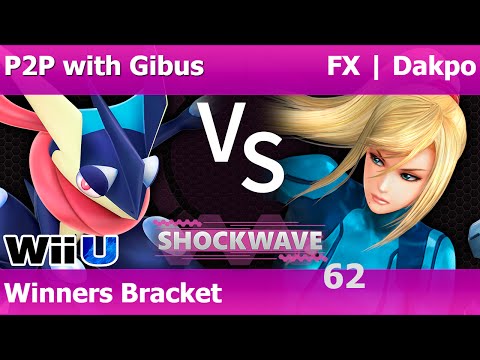 SW 63 Smash 4 - P2P with Gibus (Greninja, Lucario) vs FX | Dakpo (ZSS) - Winners Bracket