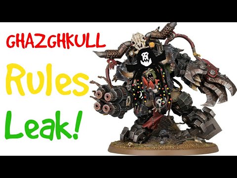 Ghazghkull Thraka Rules LEAKED | Saga of the Beast | 40k News