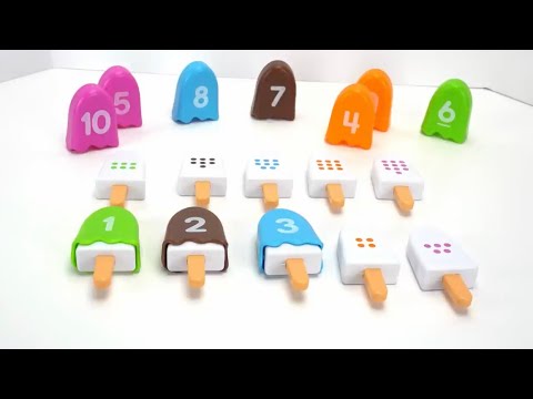 Counting with Popsicles 1 to 10 | Learning Numbers | Numbers Song | Ice cream  Finger Family | Fun