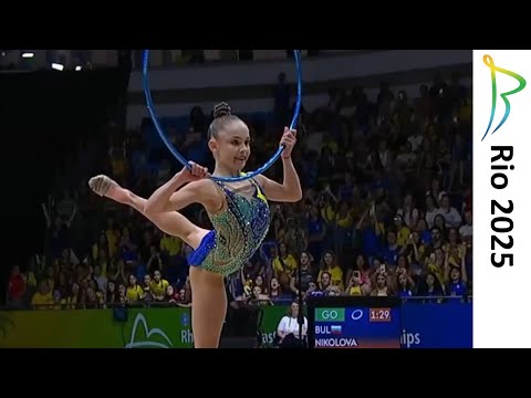 Stiliana Nikolova 🥈 Hoop Apparatus Final (29.950) 2025 Rio Rhythmic Gymnastics World Championships