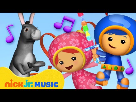 Team Umizoomi What Does Donkey Eat? Sing Along! 🐴 Circle Time Songs | Nick Jr. Music