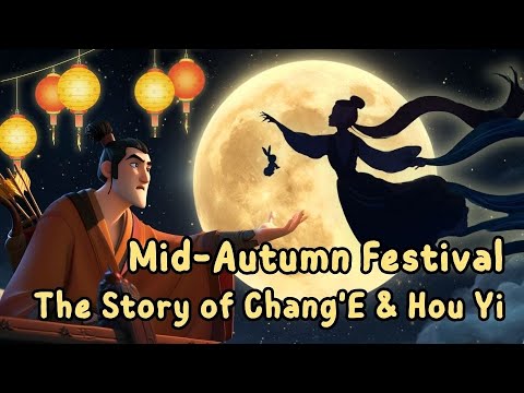 Mid-Autumn Festival 中秋節 | The Story of Chang’e & Hou Yi 嫦娥&后羿 | Chinese Moon Legend for Kids