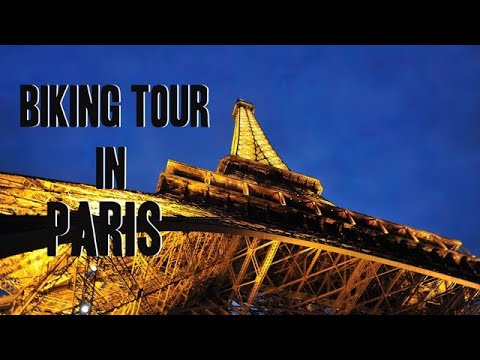 BIKING TOUR in Paris 4K  Real Sound of City   2022 12 aprilie Ecole Militaire, Tour Eiffel