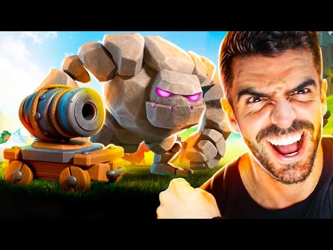 USEI O MAIS NOVO DECK DE GOLEM DO CLASH ROYALE!
