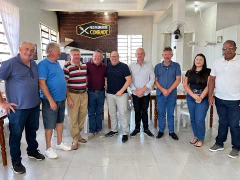 Presidente da Assembleia Legislativa do RS, deputado Sérgio Peres visitou Crissiumal