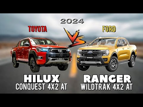 TOYOTA HILUX CONQUEST 4X2 vs FORD RANGER WILDTRAK 4X2