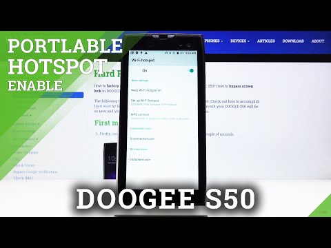 How to Create Portable Hotspot on DOOGEE S50