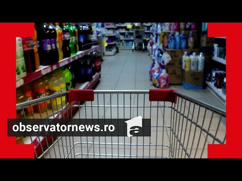 Ce se mai fură din supermarketuri. Un bărbat a jefuit zilnic, timp de o lună, magazinul 