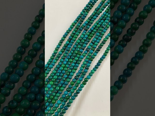 Vídeo relacionado con Colgante con piedra de nacimiento para Géminis, piedra Chrysocolla Khaulita
