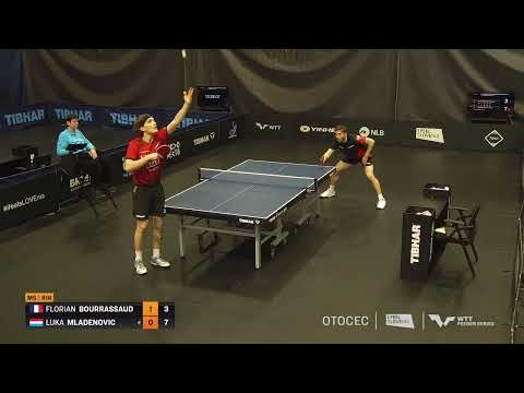 Luka MLADENOVIC vs FLORIAN BOURRASSAUD  WTT Feeder Otocec 2025
