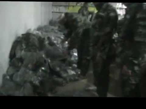 توزيع ملابس في القصير في محافظة درعا من قبل كتائب بشائر النصر في القصير